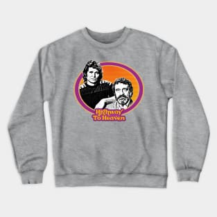 Highway to Heaven / 1980s Retro TV Show Design Crewneck Sweatshirt